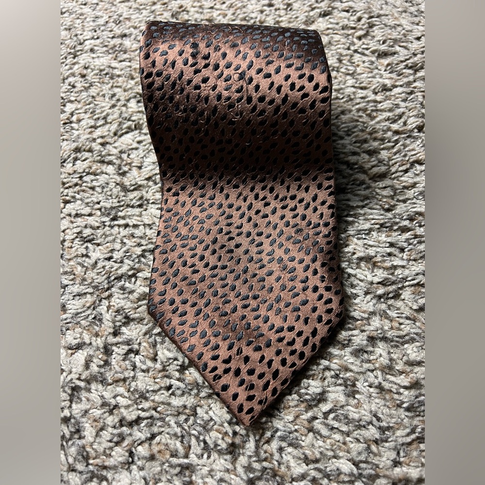Charvet Brown Textured Men's Tie